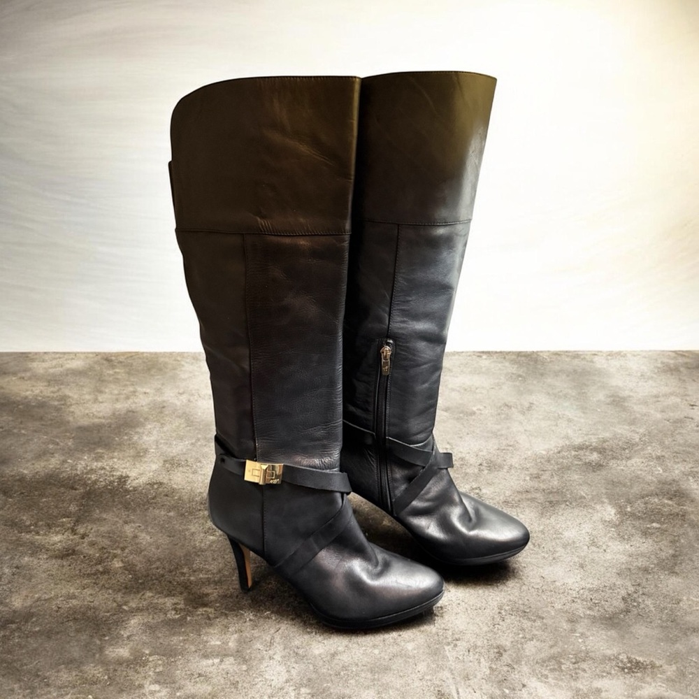 Marc Fisher Black Over the Knee Boots